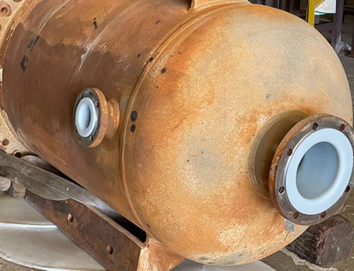 Rehabilitation of contactor vessel and strainer
