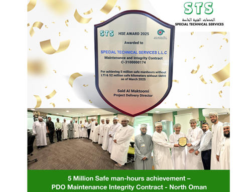 5 Million Safe man-hours achievement – PDO Maintenance Integrity Contract – North Oman
