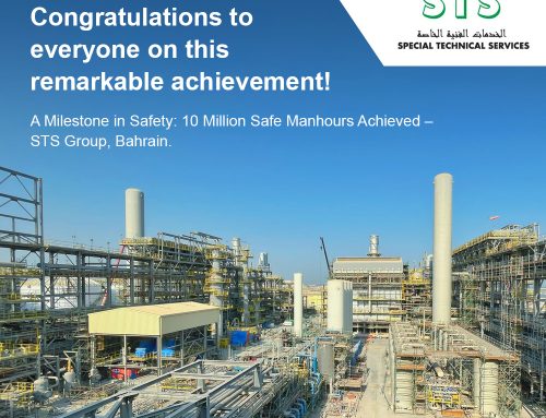 A Milestone in Safety: 10 Million Safe Manhours Achieved – STS Group Bahrain. Congratulations to all on this remarkable achievement!